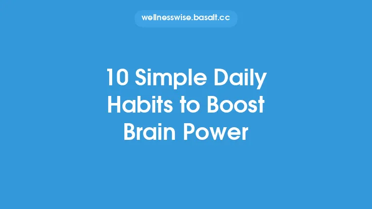 10 Simple Daily Habits to Boost Brain Power Thumbnail
