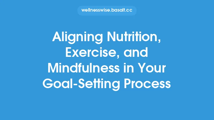 Aligning Nutrition, Exercise, and Mindfulness in Your Goal‑Setting Process Thumbnail