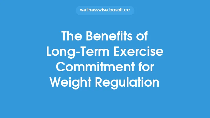 The Benefits of Long-Term Exercise Commitment for Weight Regulation Thumbnail