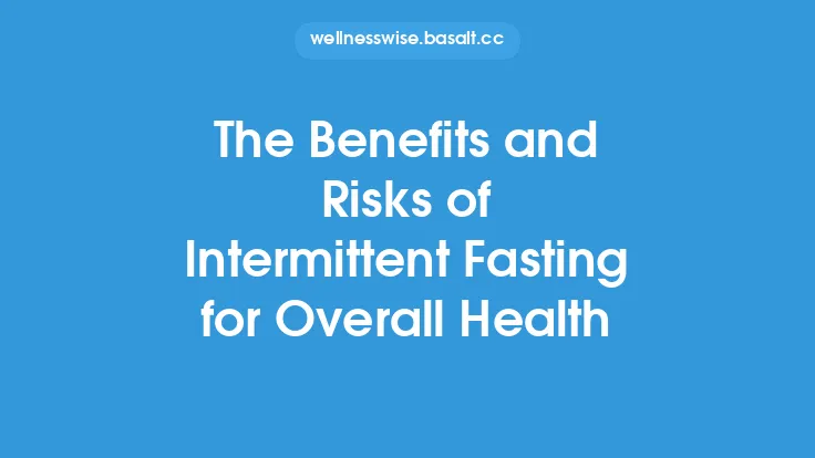 The Benefits and Risks of Intermittent Fasting for Overall Health Thumbnail