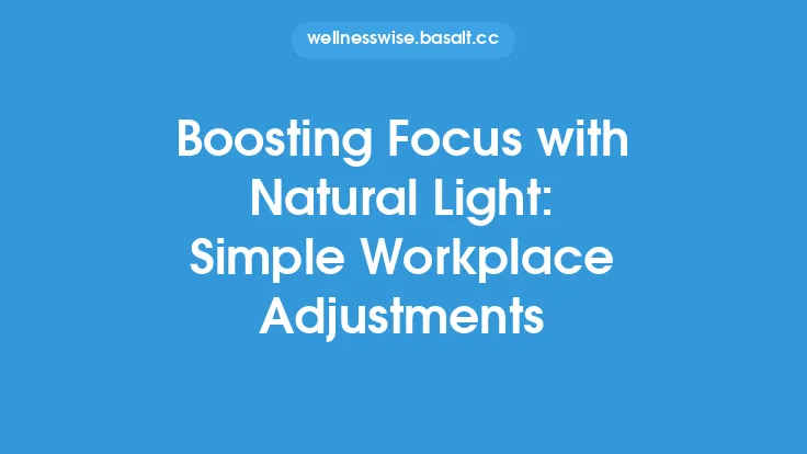 Boosting Focus with Natural Light: Simple Workplace Adjustments Thumbnail