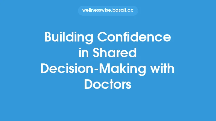 Building Confidence in Shared Decision‑Making with Doctors Thumbnail