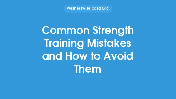 Common Strength Training Mistakes and How to Avoid Them Thumbnail