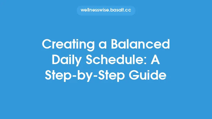 Creating a Balanced Daily Schedule: A Step‑by‑Step Guide Thumbnail