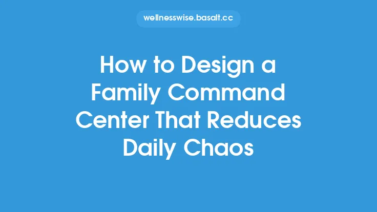 How to Design a Family Command Center That Reduces Daily Chaos Thumbnail
