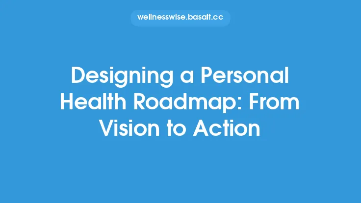 Designing a Personal Health Roadmap: From Vision to Action Thumbnail