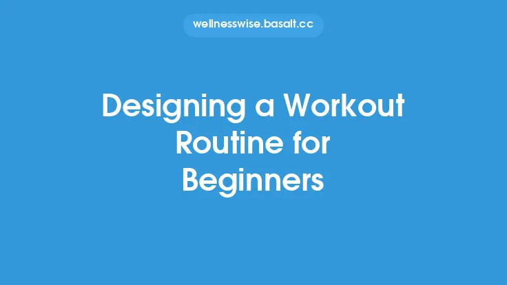 Designing a Workout Routine for Beginners Thumbnail