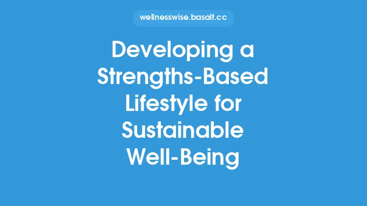 Developing a Strengths‑Based Lifestyle for Sustainable Well‑Being Thumbnail