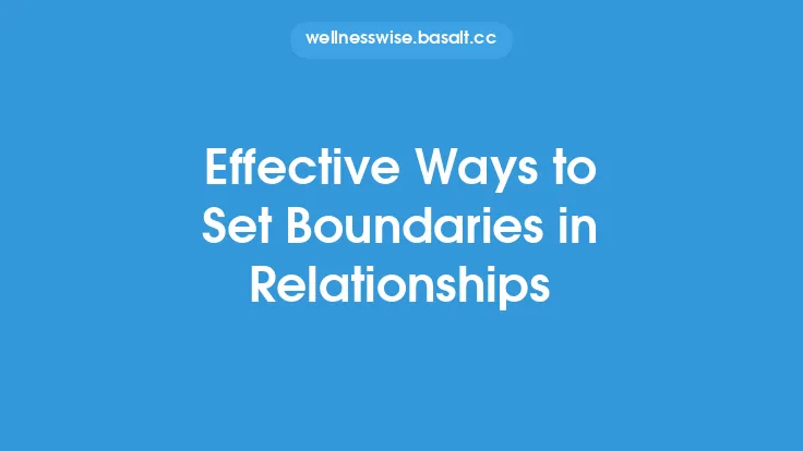 Effective Ways to Set Boundaries in Relationships Thumbnail