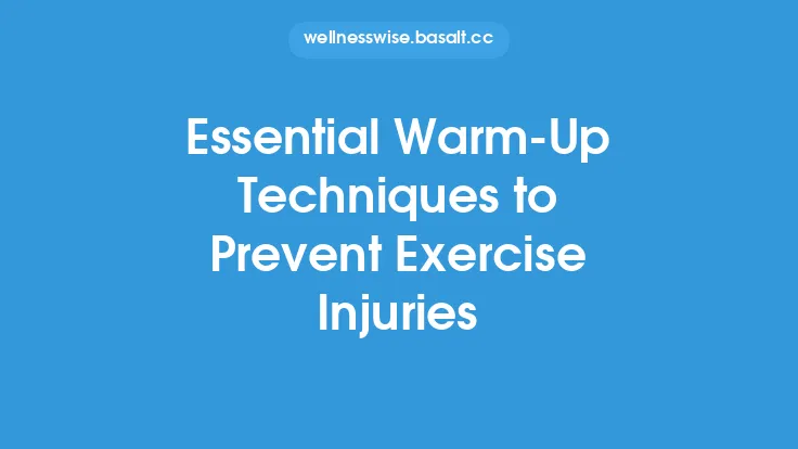 Essential Warm‑Up Techniques to Prevent Exercise Injuries Thumbnail