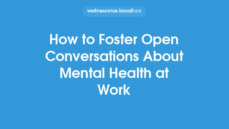 How to Foster Open Conversations About Mental Health at Work Thumbnail