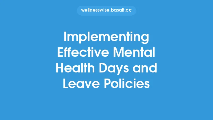 Implementing Effective Mental Health Days and Leave Policies Thumbnail