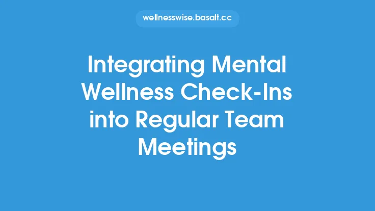 Integrating Mental Wellness Check‑Ins into Regular Team Meetings Thumbnail