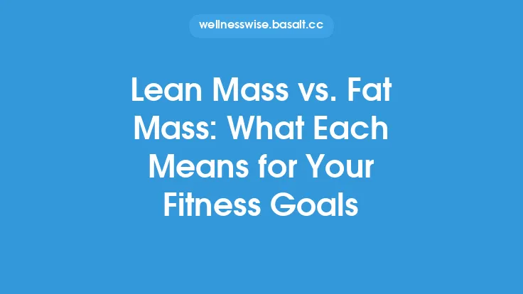 Lean Mass vs. Fat Mass: What Each Means for Your Fitness Goals Thumbnail
