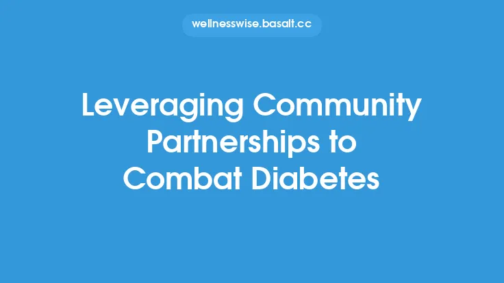 Leveraging Community Partnerships to Combat Diabetes Thumbnail