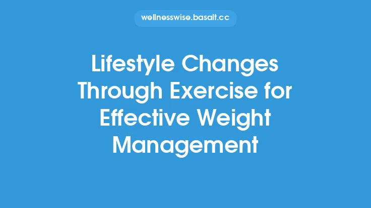 Lifestyle Changes Through Exercise for Effective Weight Management Thumbnail