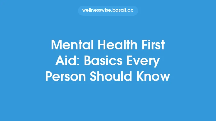 Mental Health First Aid: Basics Every Person Should Know Thumbnail