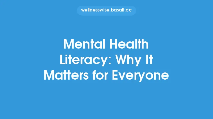 Mental Health Literacy: Why It Matters for Everyone Thumbnail