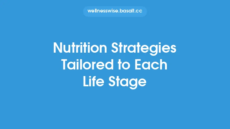 Nutrition Strategies Tailored to Each Life Stage Thumbnail