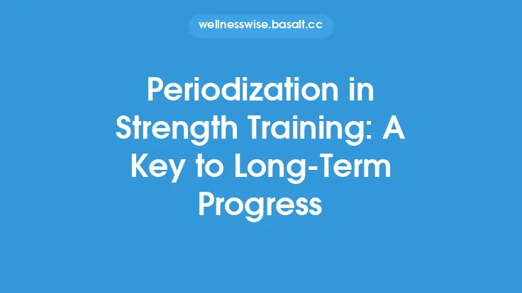 Periodization in Strength Training: A Key to Long-Term Progress Thumbnail