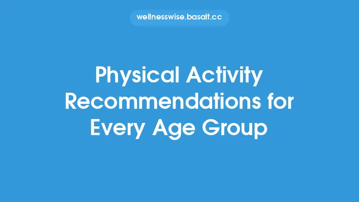 Physical Activity Recommendations for Every Age Group Thumbnail