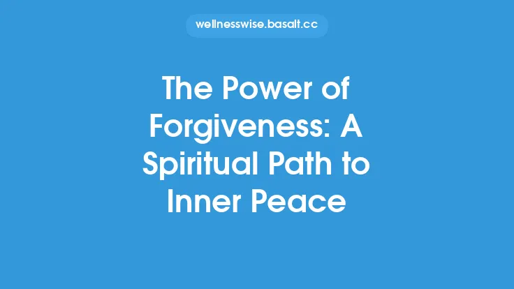 The Power of Forgiveness: A Spiritual Path to Inner Peace Thumbnail