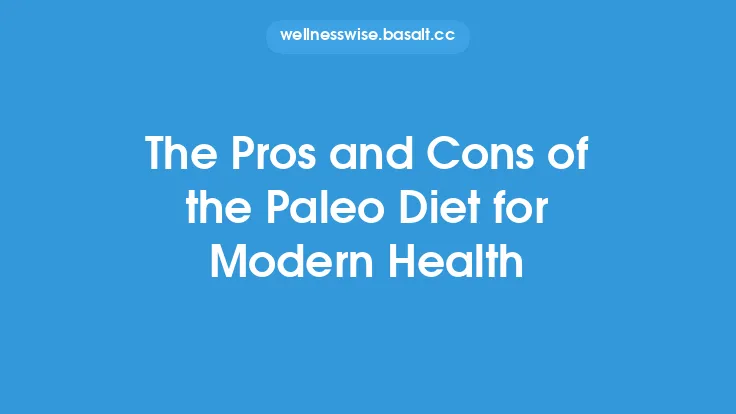 The Pros and Cons of the Paleo Diet for Modern Health Thumbnail