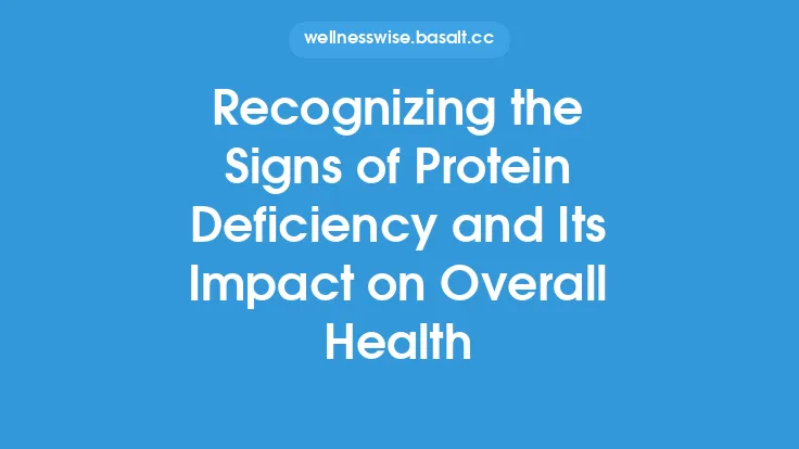 Recognizing the Signs of Protein Deficiency and Its Impact on Overall Health Thumbnail