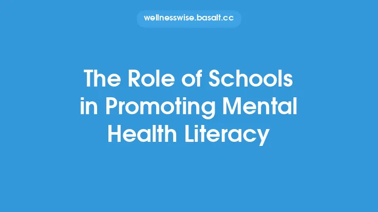 The Role of Schools in Promoting Mental Health Literacy Thumbnail