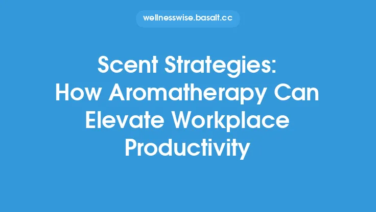 Scent Strategies: How Aromatherapy Can Elevate Workplace Productivity Thumbnail