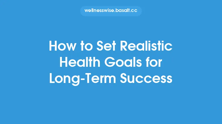 How to Set Realistic Health Goals for Long-Term Success Thumbnail