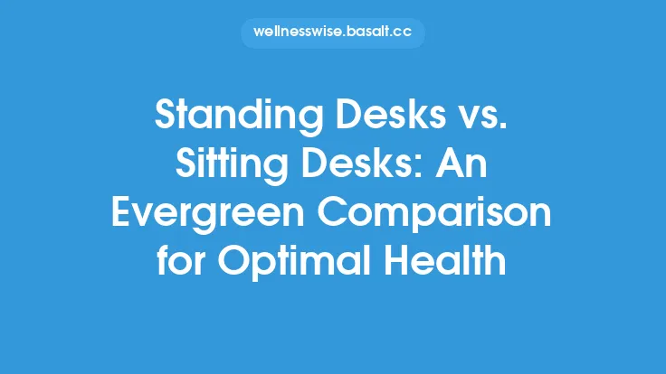 Standing Desks vs. Sitting Desks: An Evergreen Comparison for Optimal Health Thumbnail