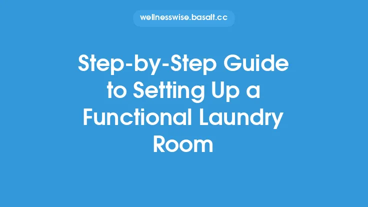 Step‑by‑Step Guide to Setting Up a Functional Laundry Room Thumbnail
