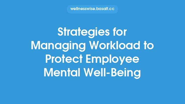 Strategies for Managing Workload to Protect Employee Mental Well‑Being Thumbnail