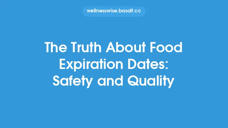 The Truth About Food Expiration Dates: Safety and Quality Thumbnail