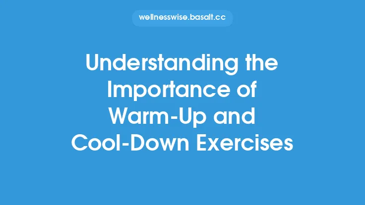 Understanding the Importance of Warm-Up and Cool-Down Exercises Thumbnail