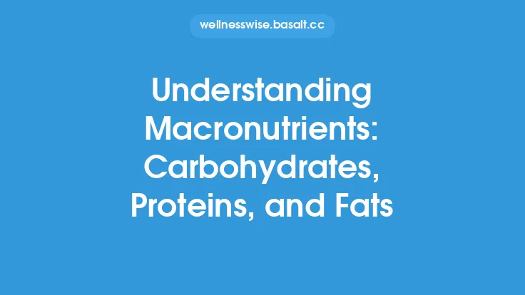 Understanding Macronutrients: Carbohydrates, Proteins, and Fats Thumbnail
