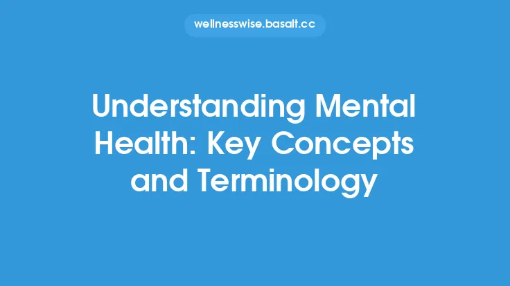Understanding Mental Health: Key Concepts and Terminology Thumbnail
