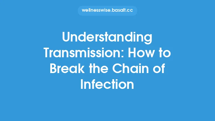 Understanding Transmission: How to Break the Chain of Infection Thumbnail
