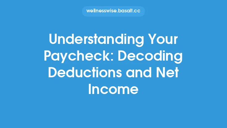 Understanding Your Paycheck: Decoding Deductions and Net Income Thumbnail